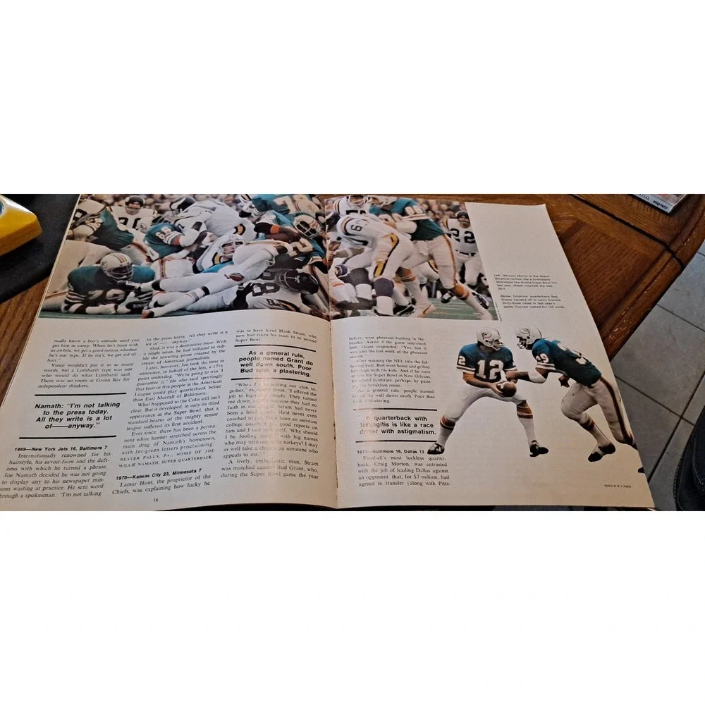 American Way Magazine January 1975 Super Bowl